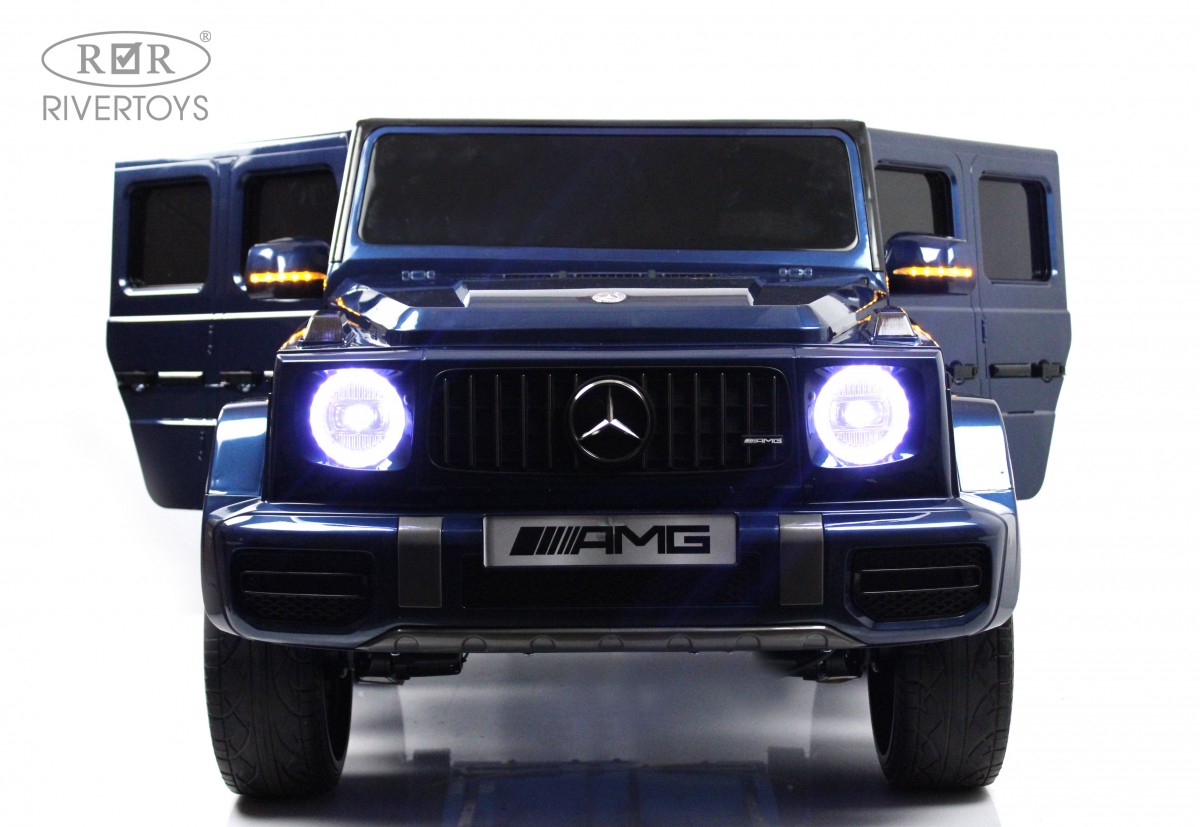 Машина на аккум. Mercedes-AMG G63 синий глянец