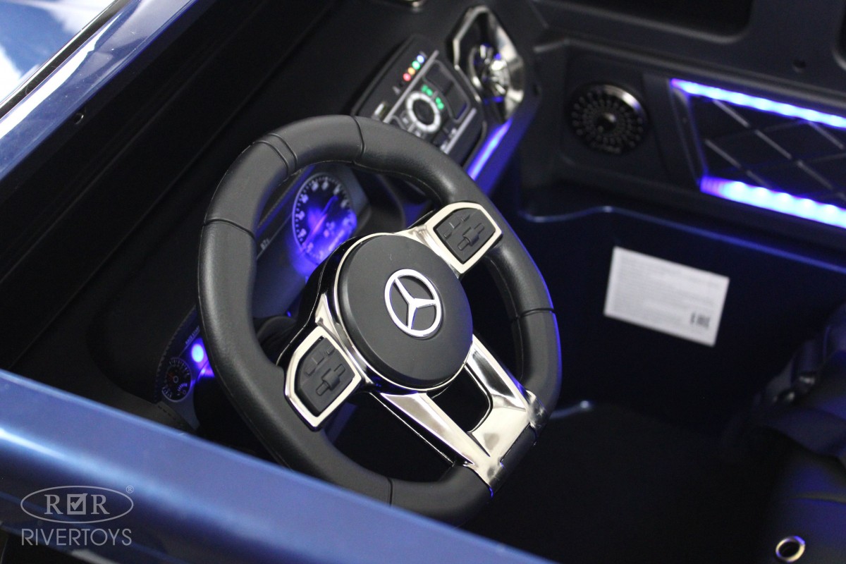 Машина на аккум. Mercedes-AMG G63 синий глянец