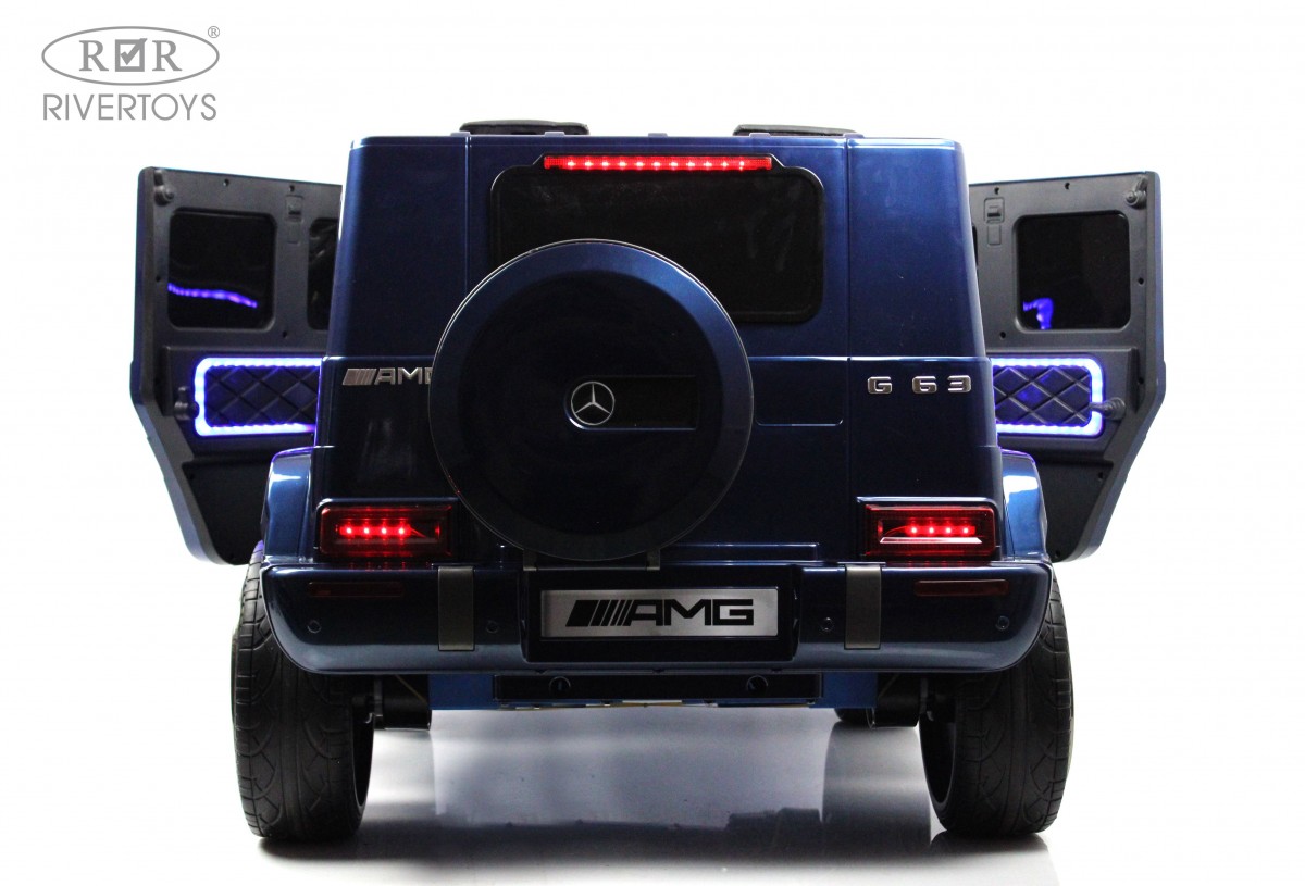Машина на аккум. Mercedes-AMG G63 синий глянец