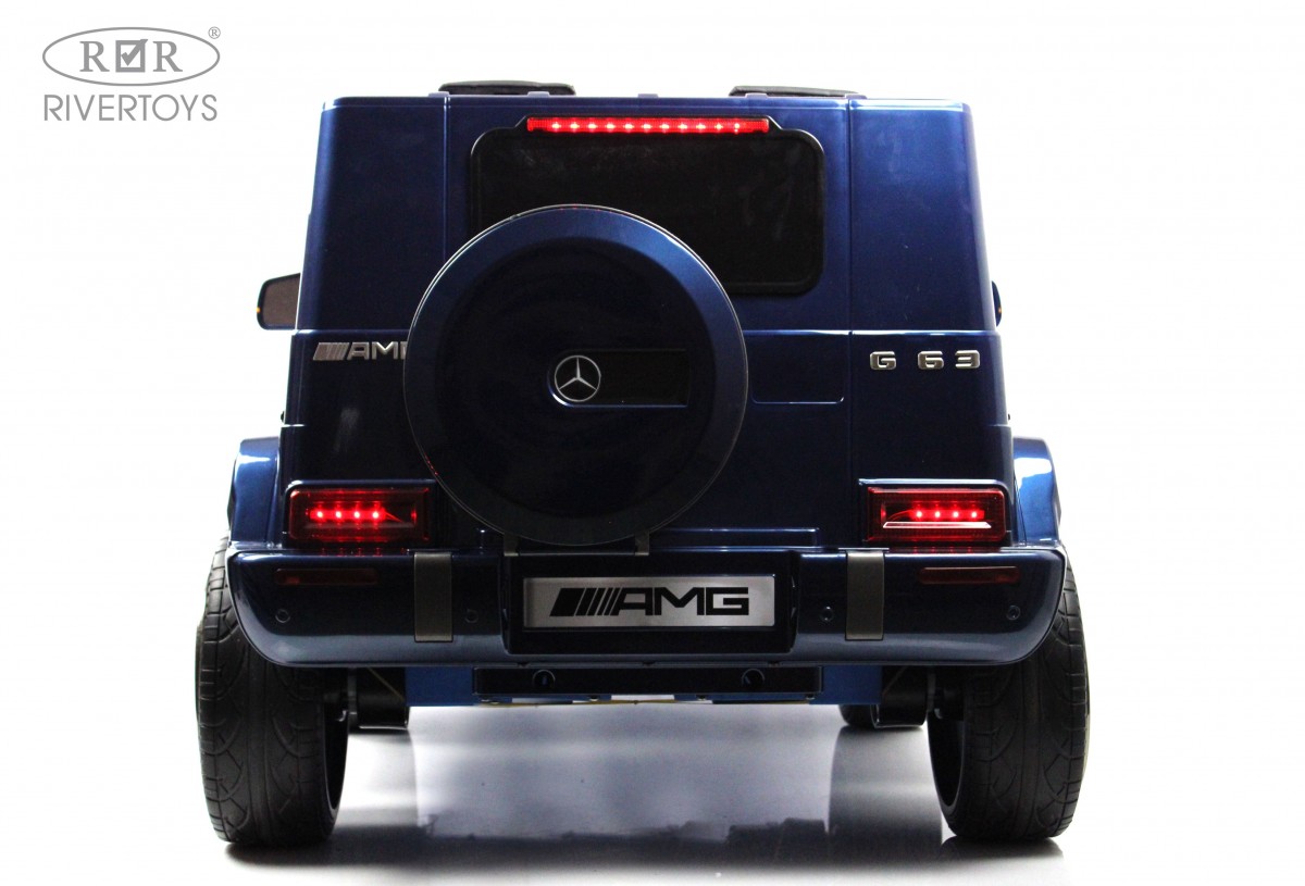 Машина на аккум. Mercedes-AMG G63 синий глянец