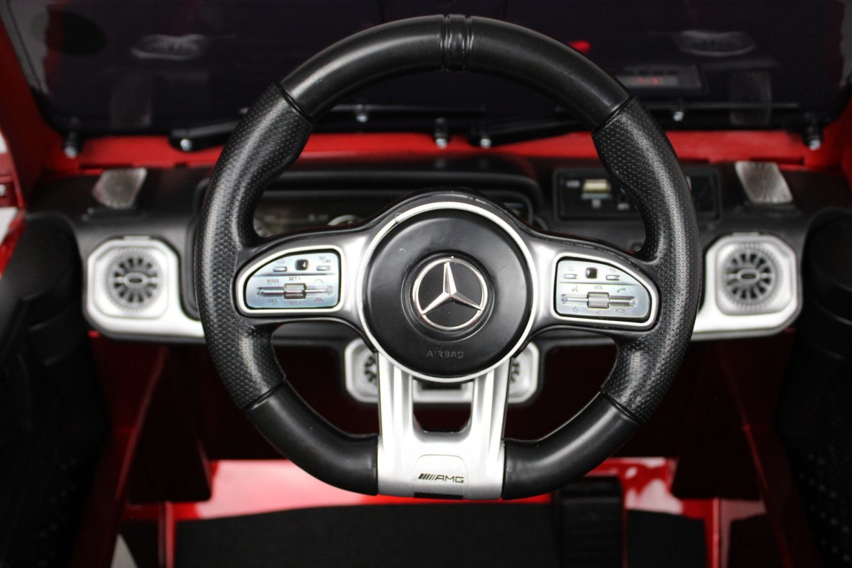 Машина на аккум. Mercedes-Benz G63 вишневый глянец