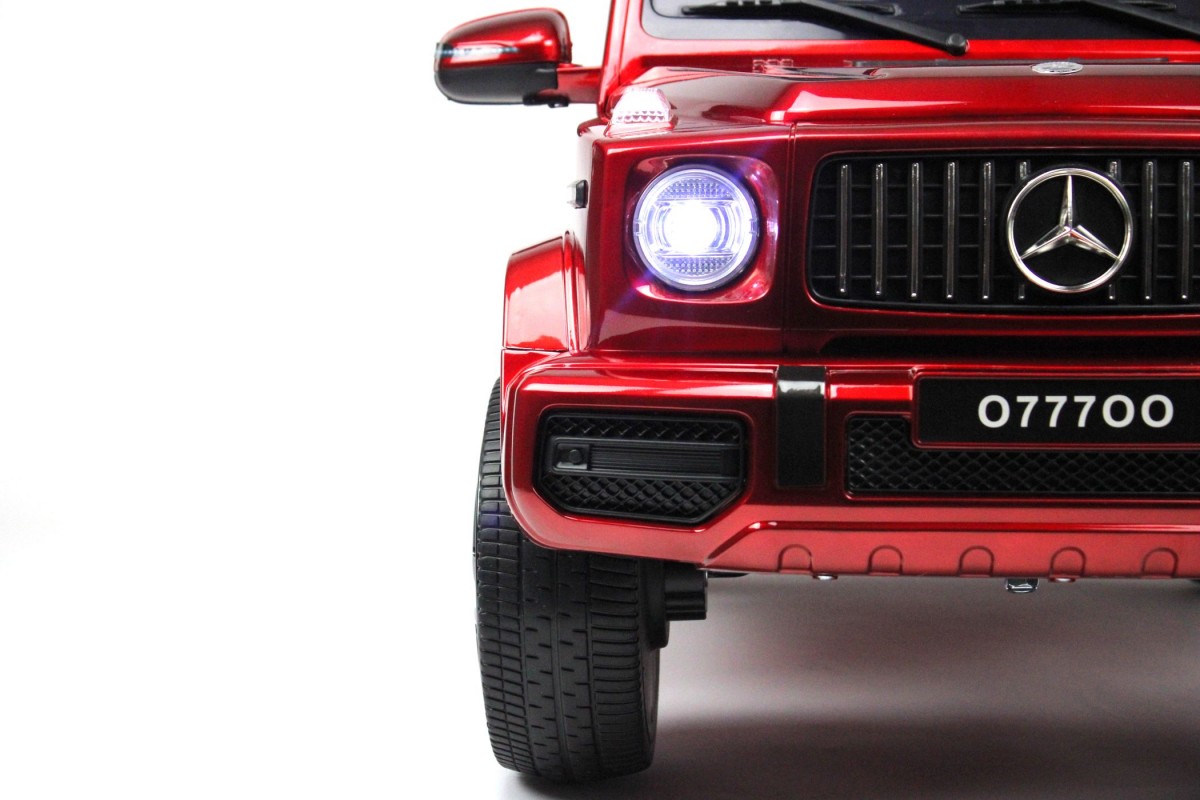 Машина на аккум. Mercedes-Benz G63 вишневый глянец