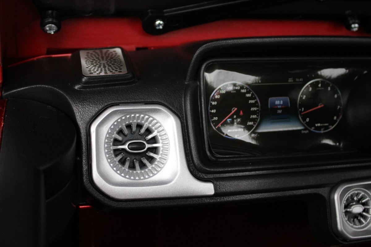 Машина на аккум. Mercedes-Benz G63 вишневый глянец