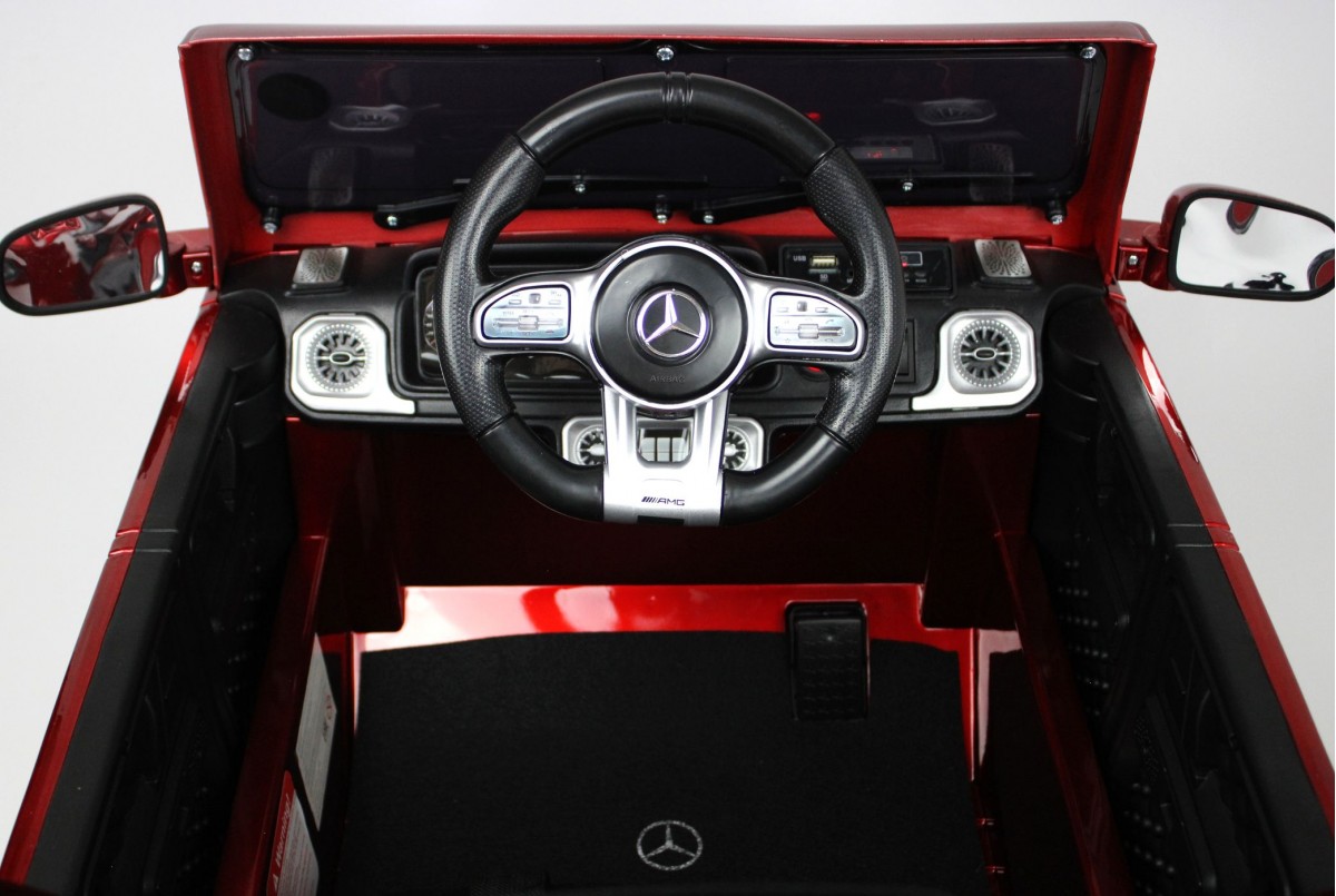 Машина на аккум. Mercedes-Benz G63 вишневый глянец