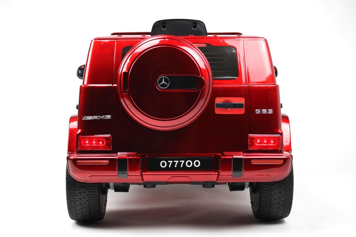 Машина на аккум. Mercedes-Benz G63 вишневый глянец