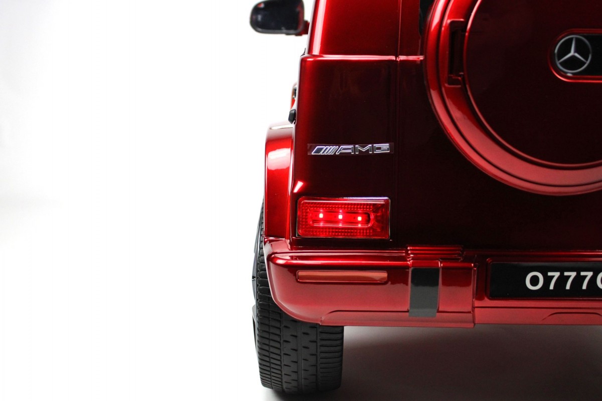 Машина на аккум. Mercedes-Benz G63 вишневый глянец