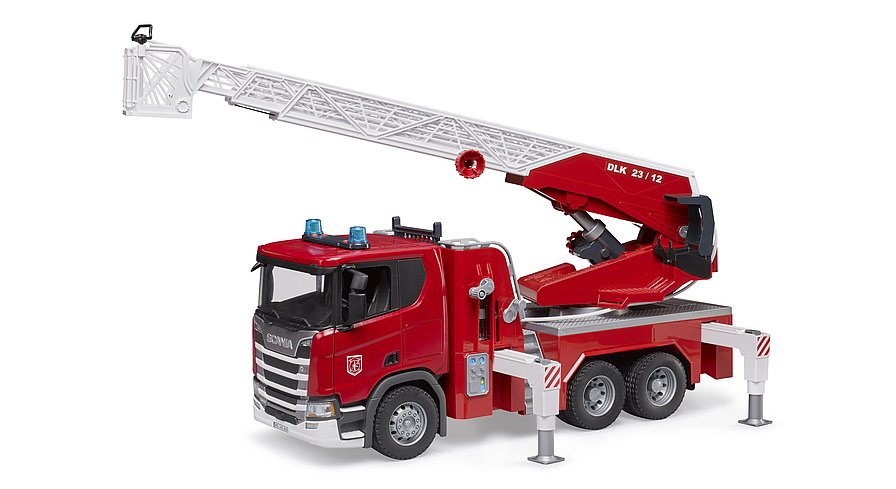 Пожарный автомобиль Scania с помпой и модулем со световыми и звуковыми эффектами
