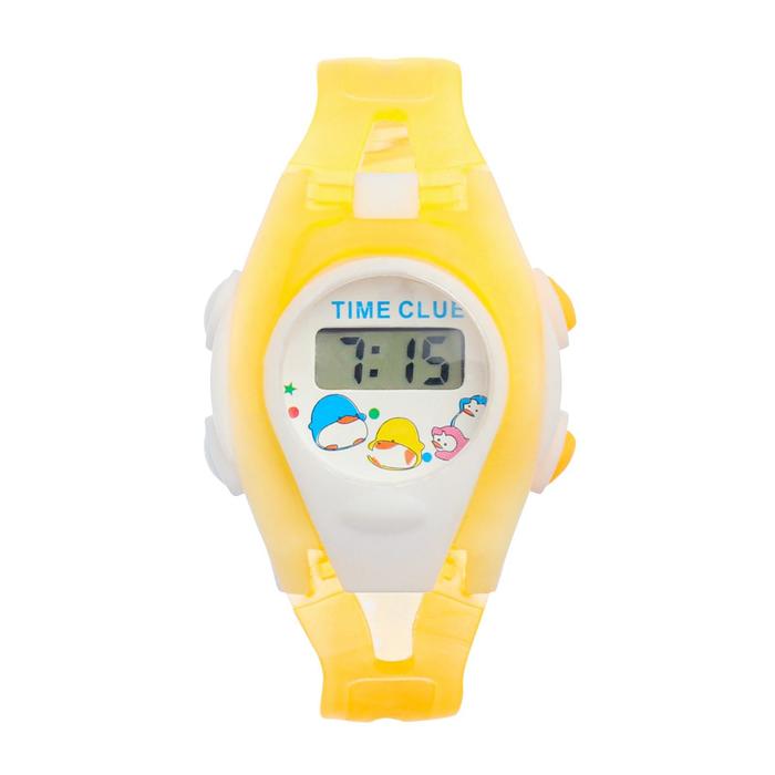 Часы наручные электронные детские Забава ремешок силикон, l-20 см, микс