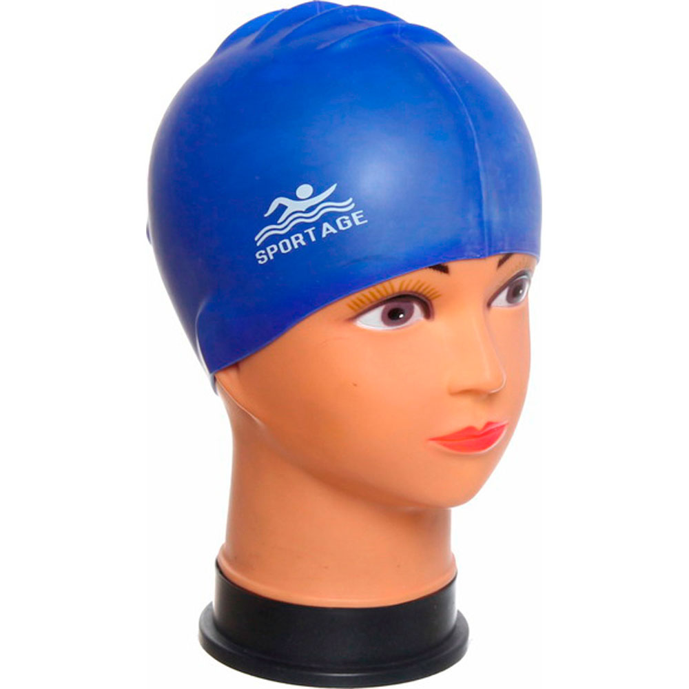 Шапочка для плавания силиконовая Sportage Ultramarine
