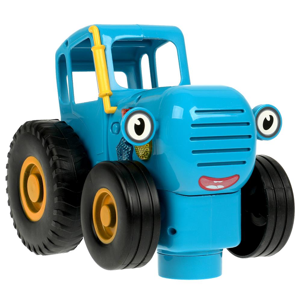 Каталка-сказочник Умка Синий трактор 5е колесо в кор. бат 368965