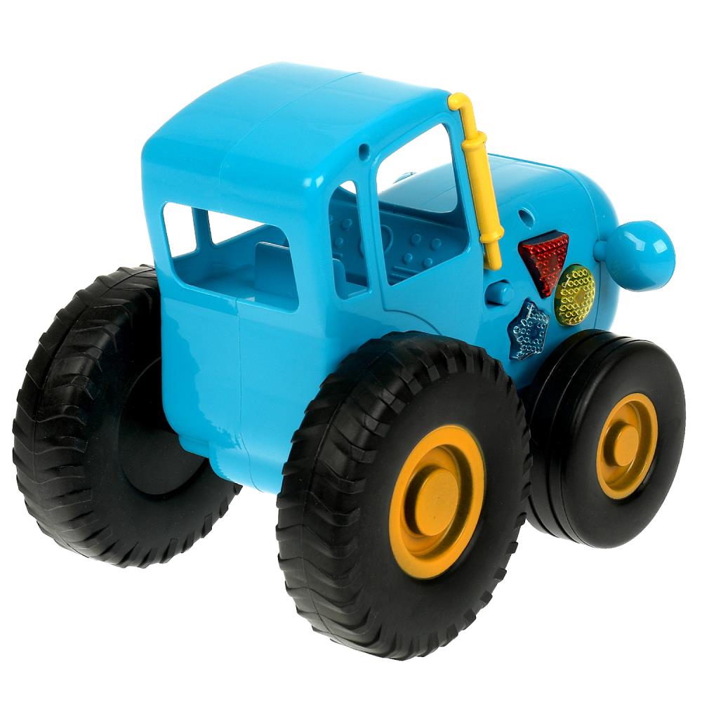 Каталка-сказочник Умка Синий трактор 5е колесо в кор. бат 368965