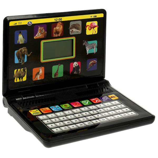 Компьютер Умка с led-экраном азбука 200 слов,вопросов,песен,звуков в кор. 368663