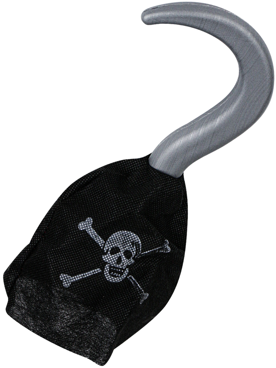 Набор Пиратский остров-9 (труба, треуголка, повязка, крюк) в пакете