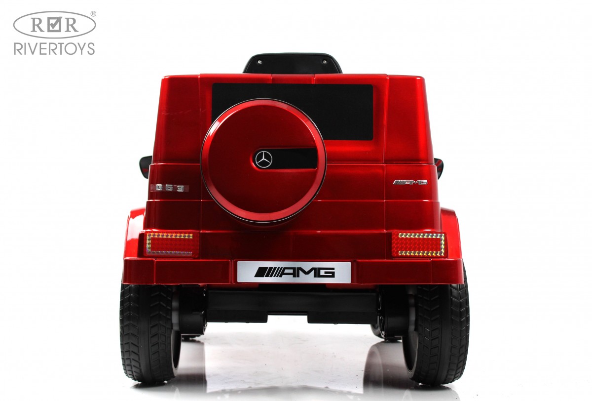 Машина на аккум.Mercedes-AMG G63 красный глянец