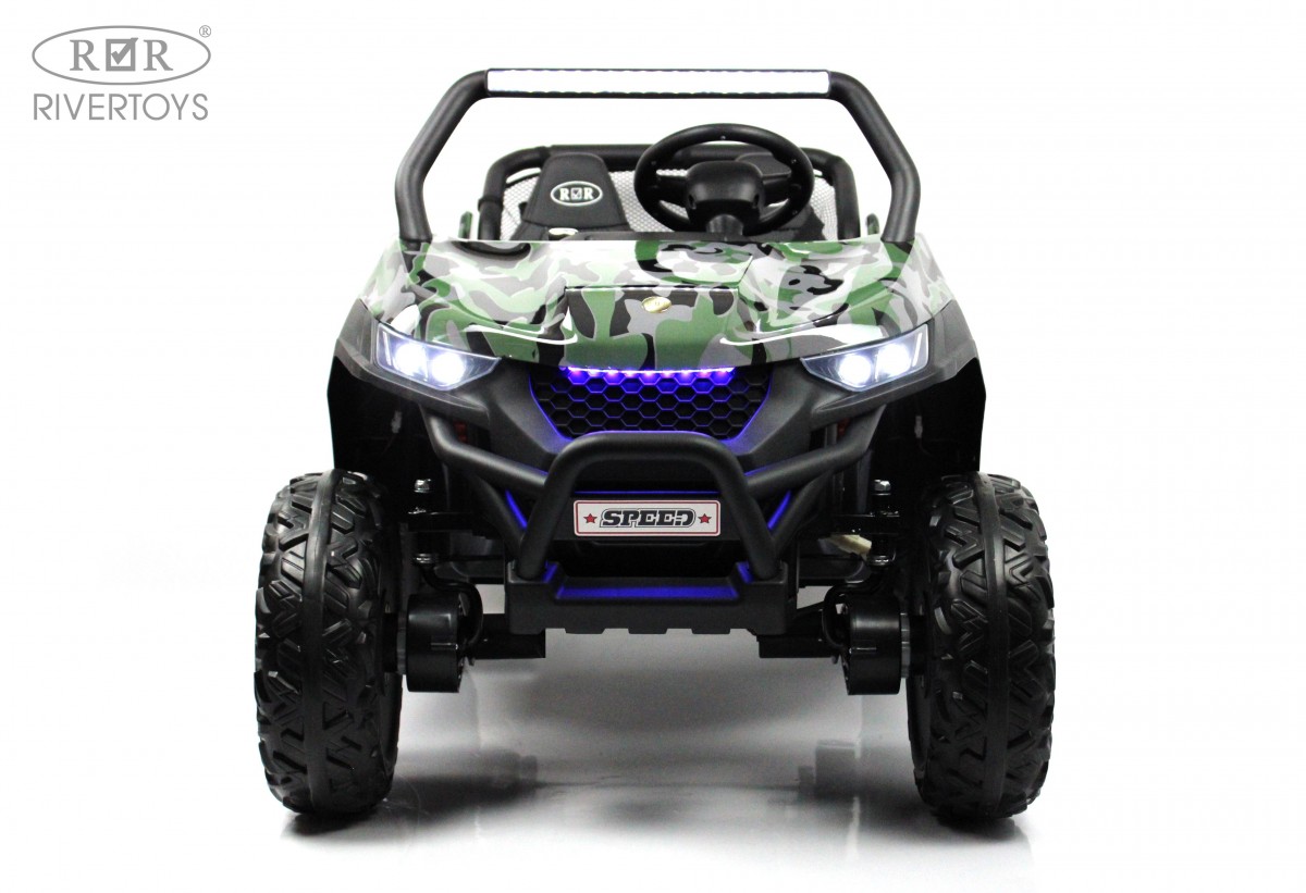 Багги на аккум. 4WD зеленый камуфляж