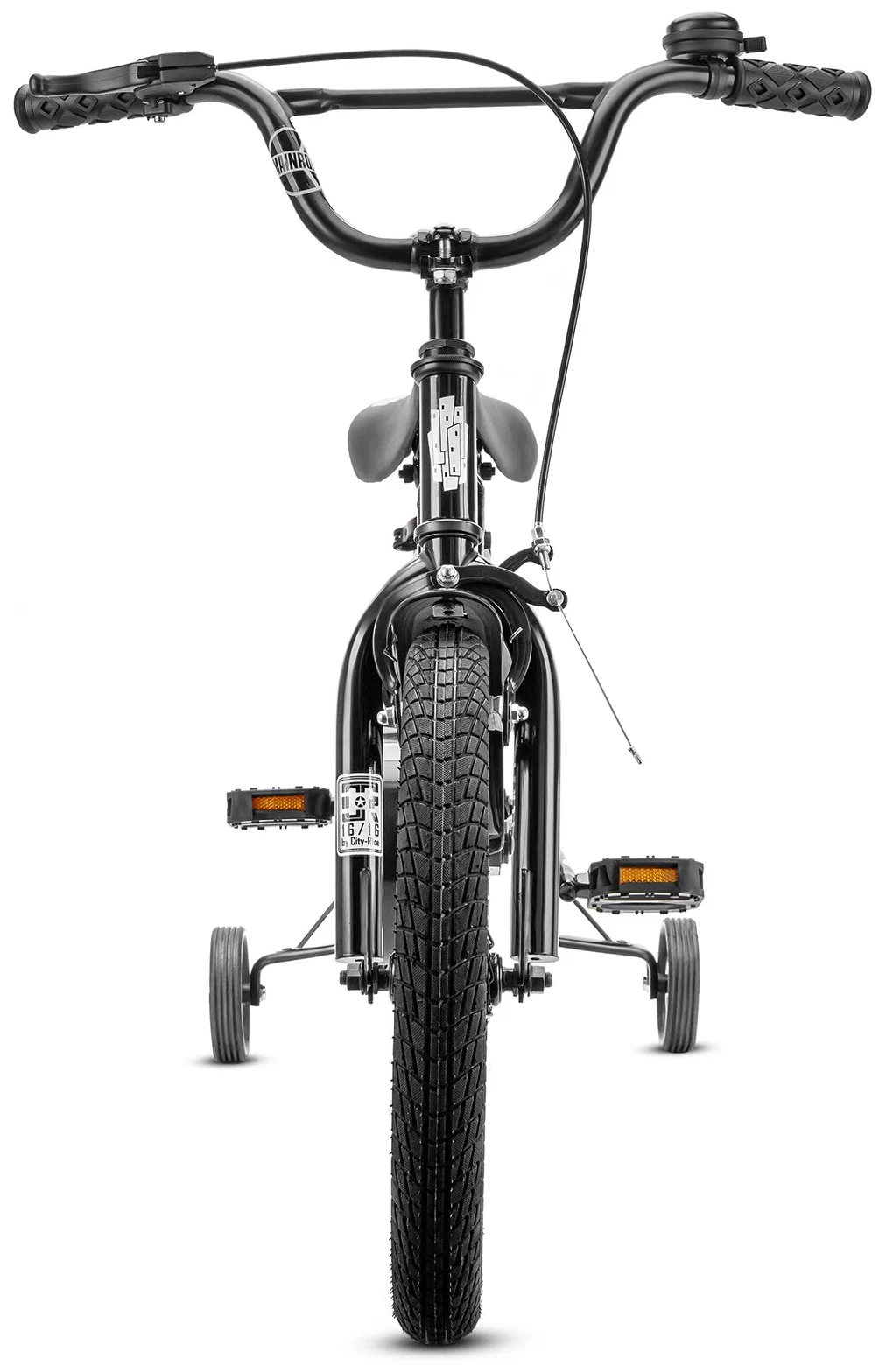 Велосипед 16" City-Ride REVO рама сталь, кожух цепи 100% диски алюм втулки сталь