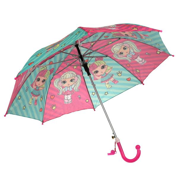 Зонт детский куклы-модницы r-45см полуавтомат Играем вместе 372249
