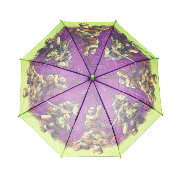 Зонт детский черепашки-ниндзя r-45см полуавтомат Играем вместе 372250