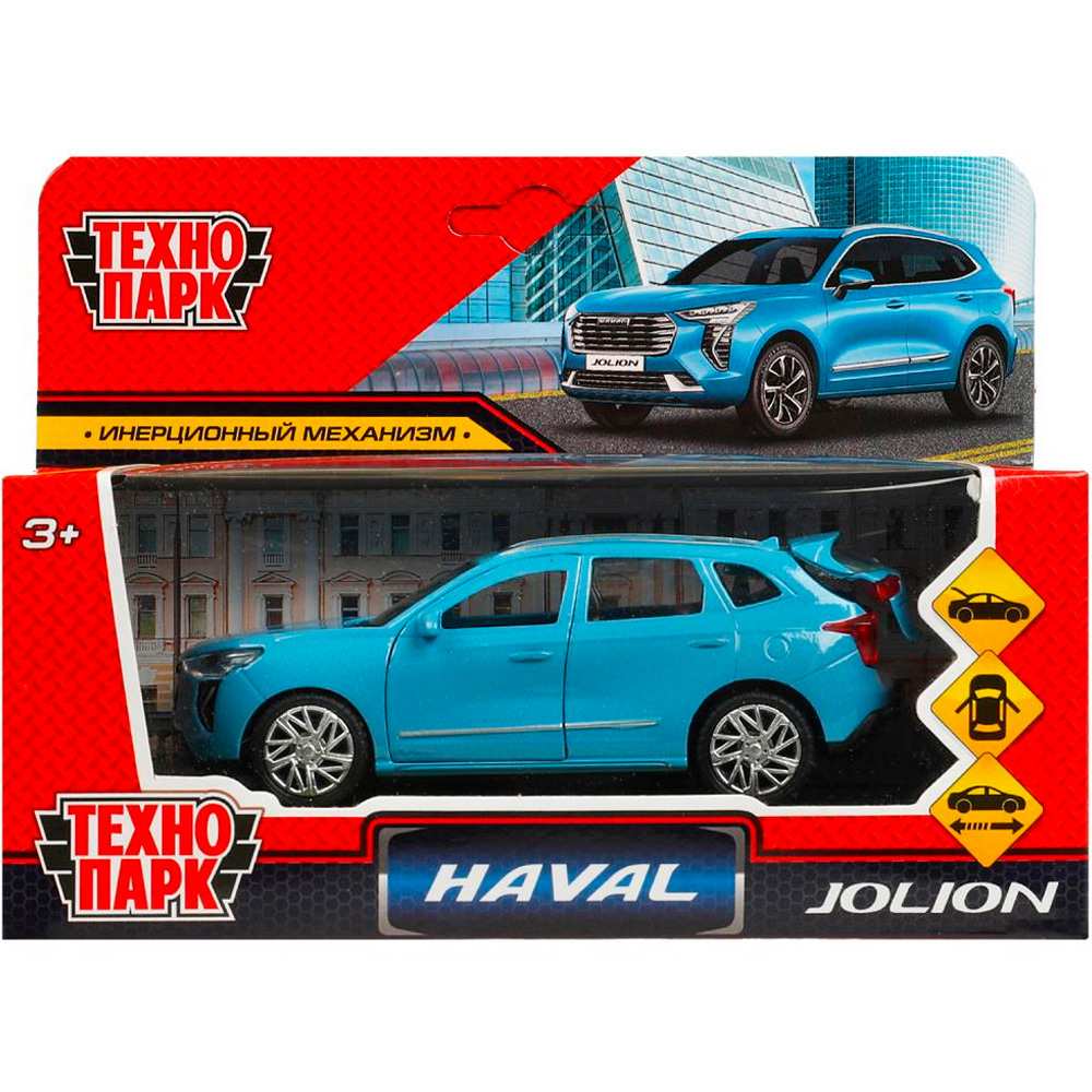 Машина метал. Технопарк Haval Jolion 12 см, двери, синий, в кор. 373402