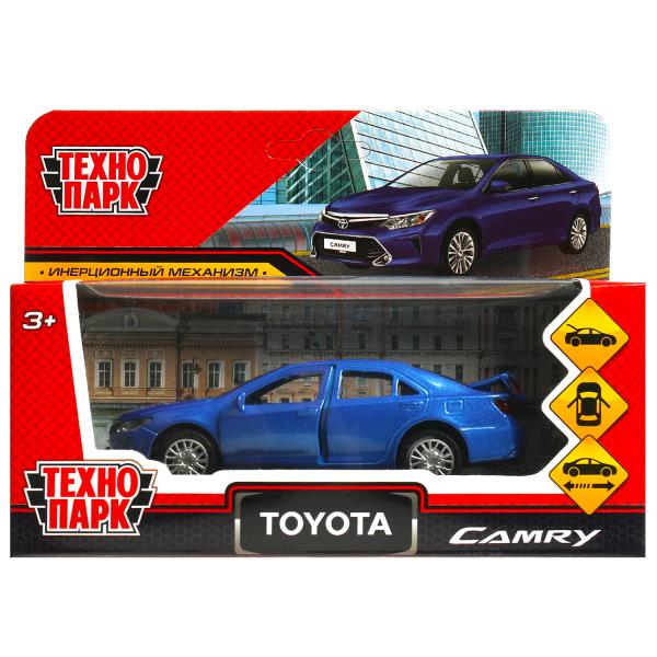 Машина метал. Технопарк Toyota Camry 12 см двери, багаж, инерц. синий 371920
