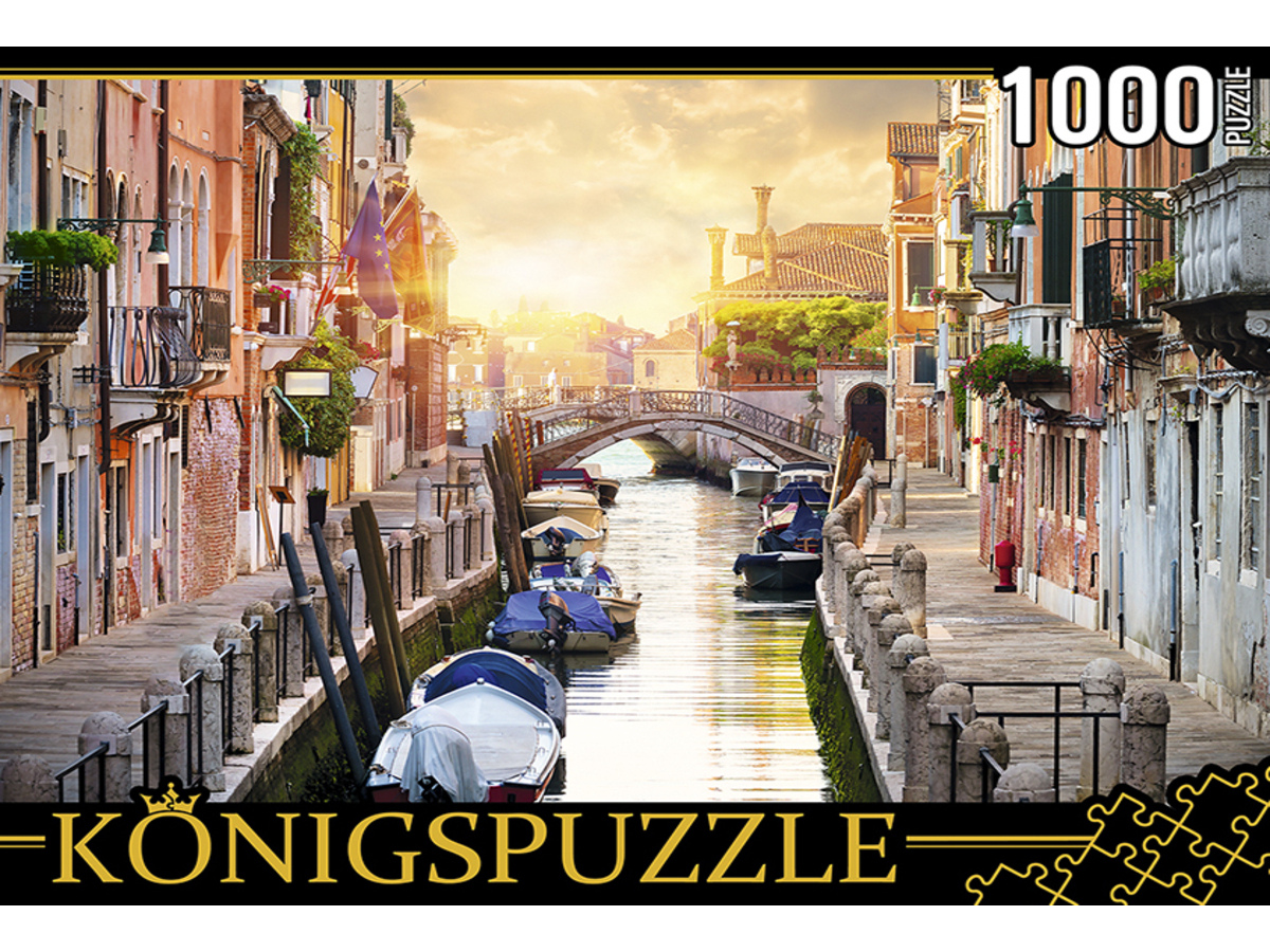 Пазлы 1000 эл. Konigspuzzle Венеция на закате