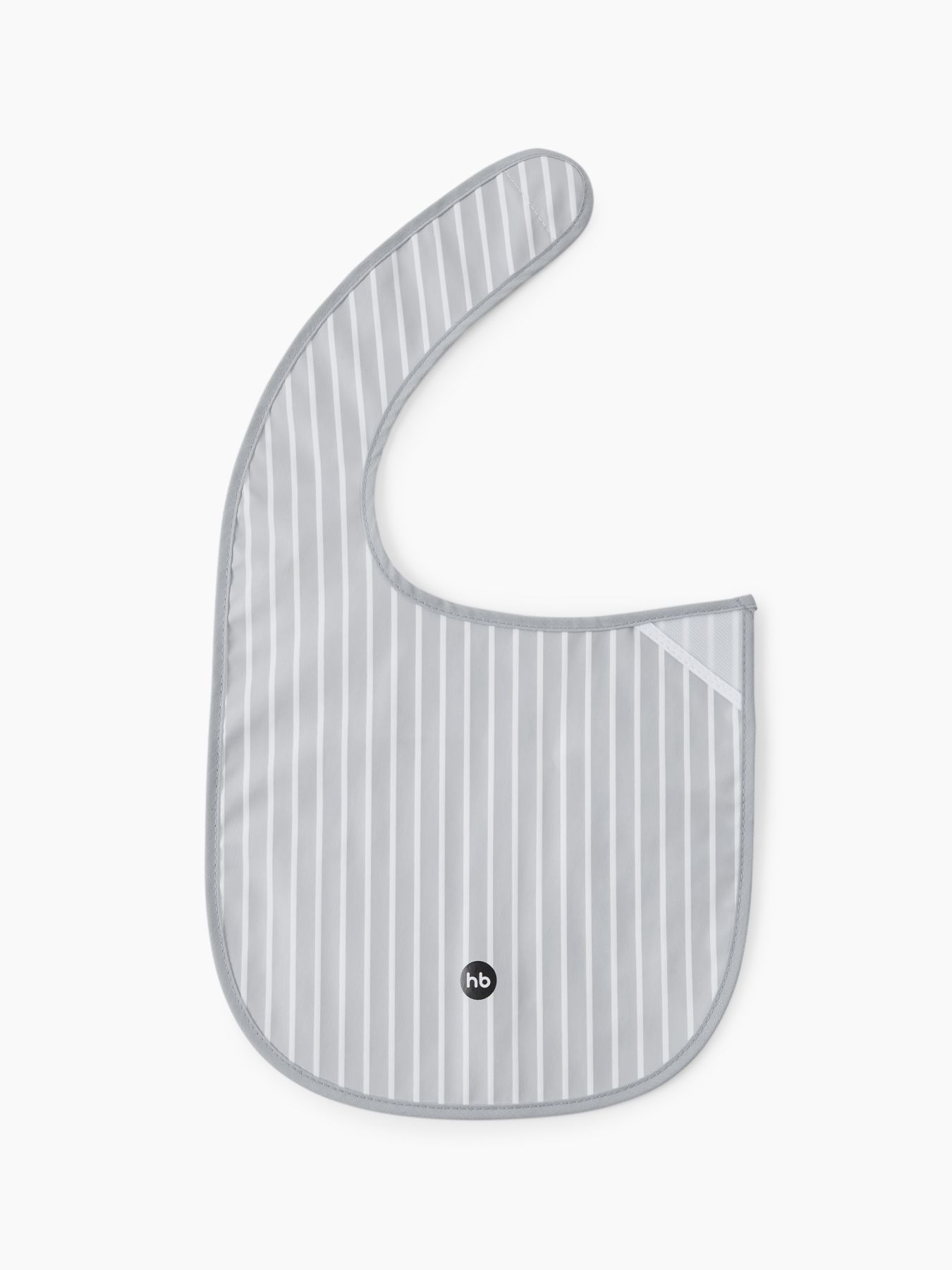 Нагрудный фартук на липучке (grey (stripe))