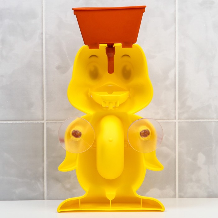 Игрушка для ванны Мельница Цыпленок на присоске цвет Микс