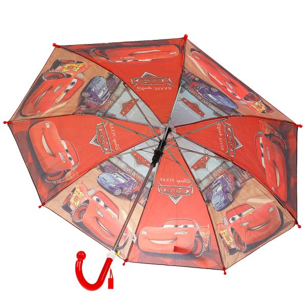 Зонт детский Тачки 45 см ткань полуавтомат Играем вместе 373435
