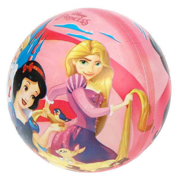 Мяч Играем вместе Принцессы 23 см полноцвет в сетке 371423