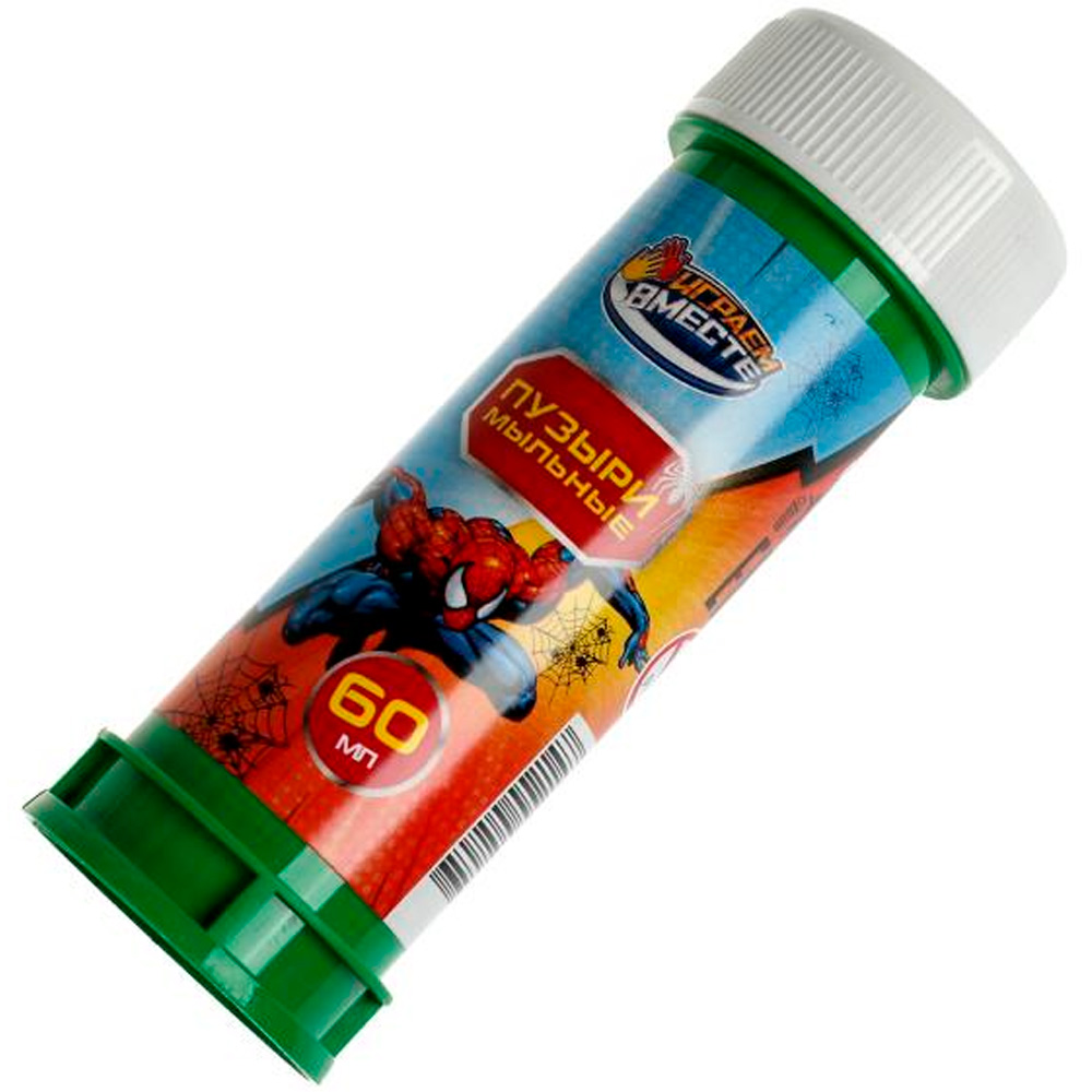 Мыльные пузыри Супер герои 60мл/36шт в упак. 350390