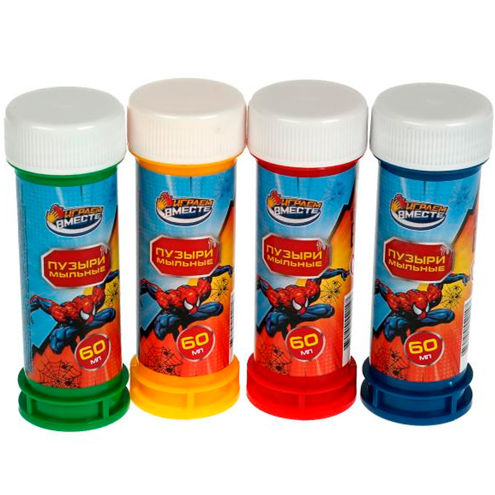 Мыльные пузыри Супер герои 60мл/36шт в упак. 350390