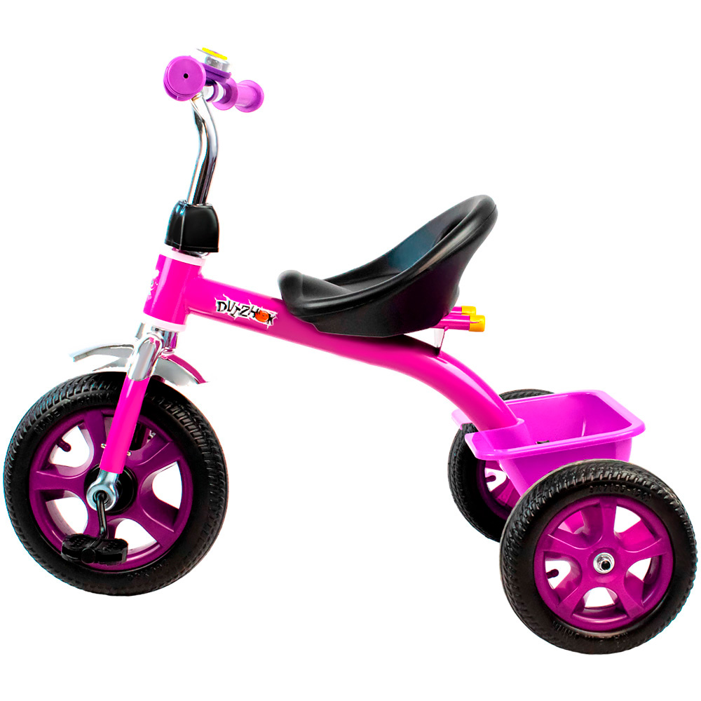 Велосипед трехколесный фиолетовый колеса EVA