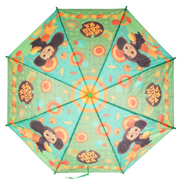 Зонт детский Чебурашка r-45см полуавтомат Играем вместе 373436