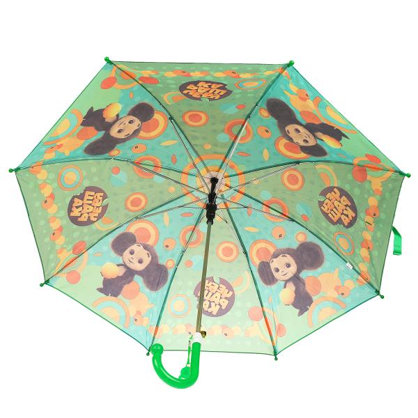 Зонт детский Чебурашка r-45см полуавтомат Играем вместе 373436