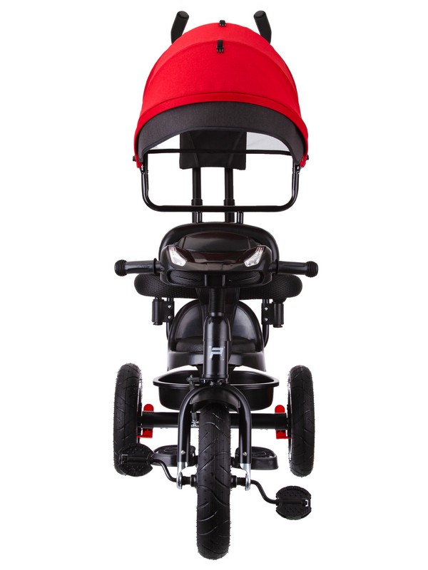Велосипед 3-х кол. Pilot надув. 12" и 10" красный поворотн. на 180° сиденье в/к 60*31*41