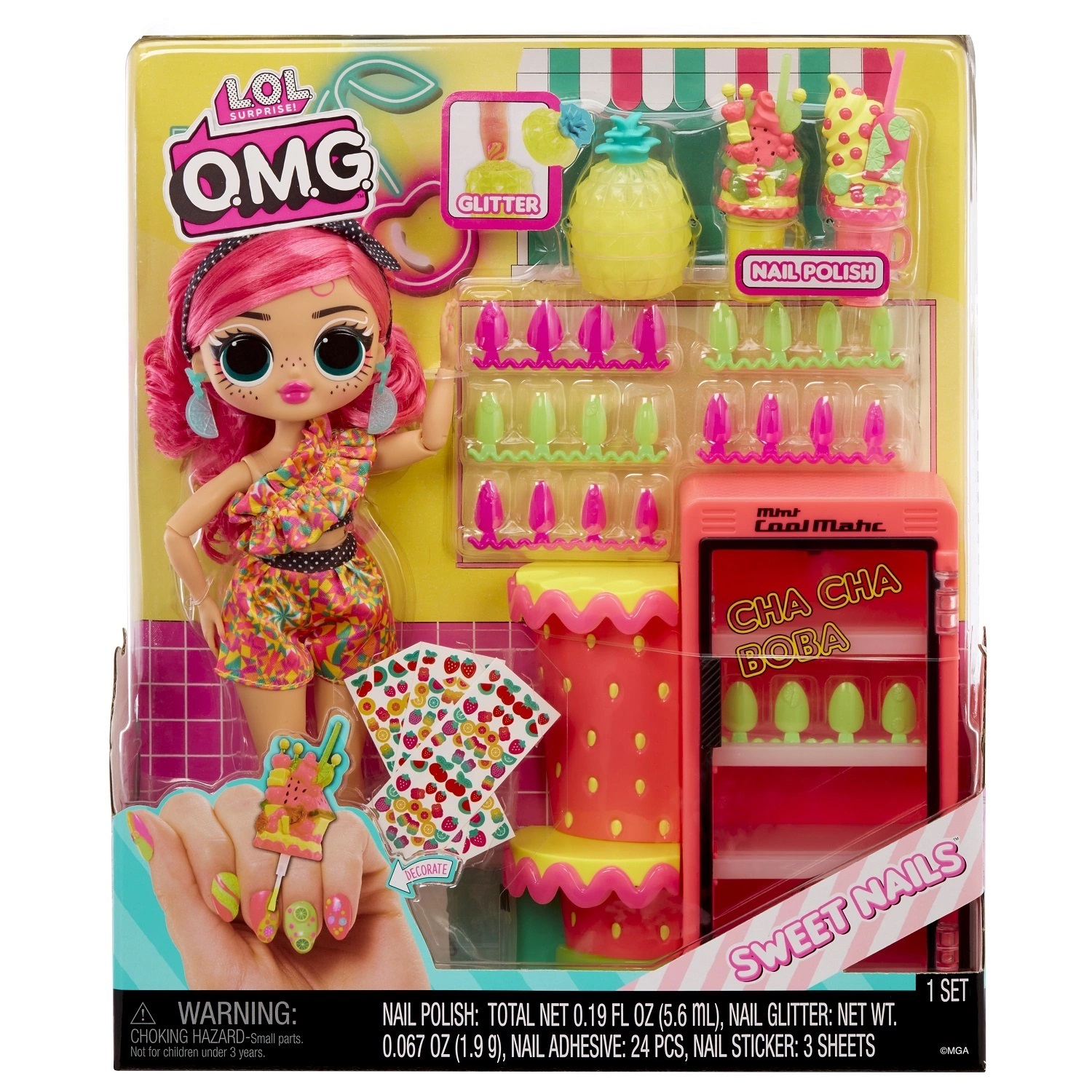 Кукла ОМГ Sweet Nails Пинки с акс. L.O.L. Surprise!