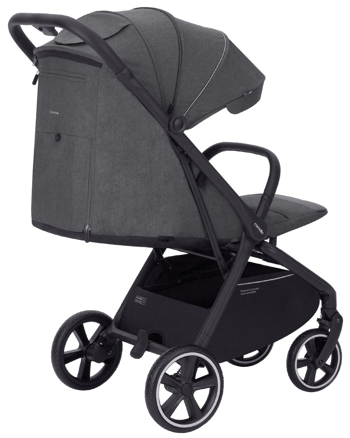 Детская коляска прогулочная Carrello Corsa Frost Black