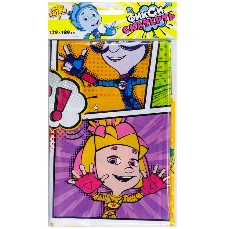 Скатерть п/э Фиксики Комиксы 130х180см/G