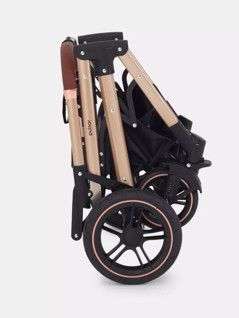 Коляска детская RANT basic Pulsar Gold 2в1 Black