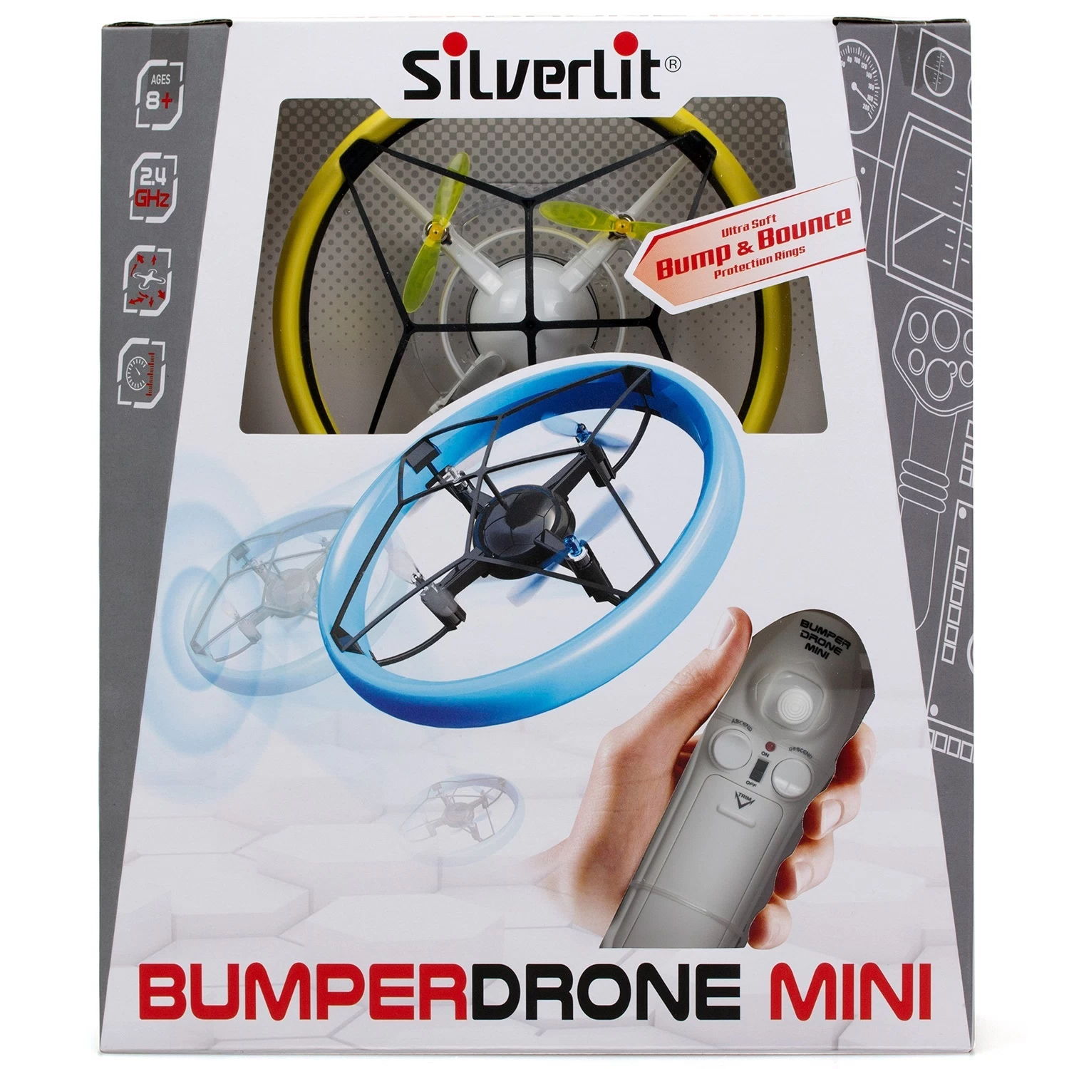 Квадрокоптер Silverlit мини Бампер Дрон РУ