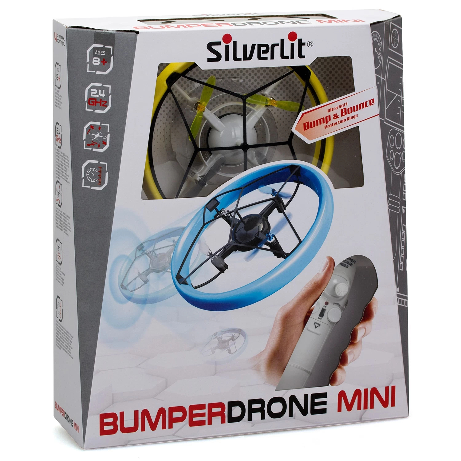 Квадрокоптер Silverlit мини Бампер Дрон РУ