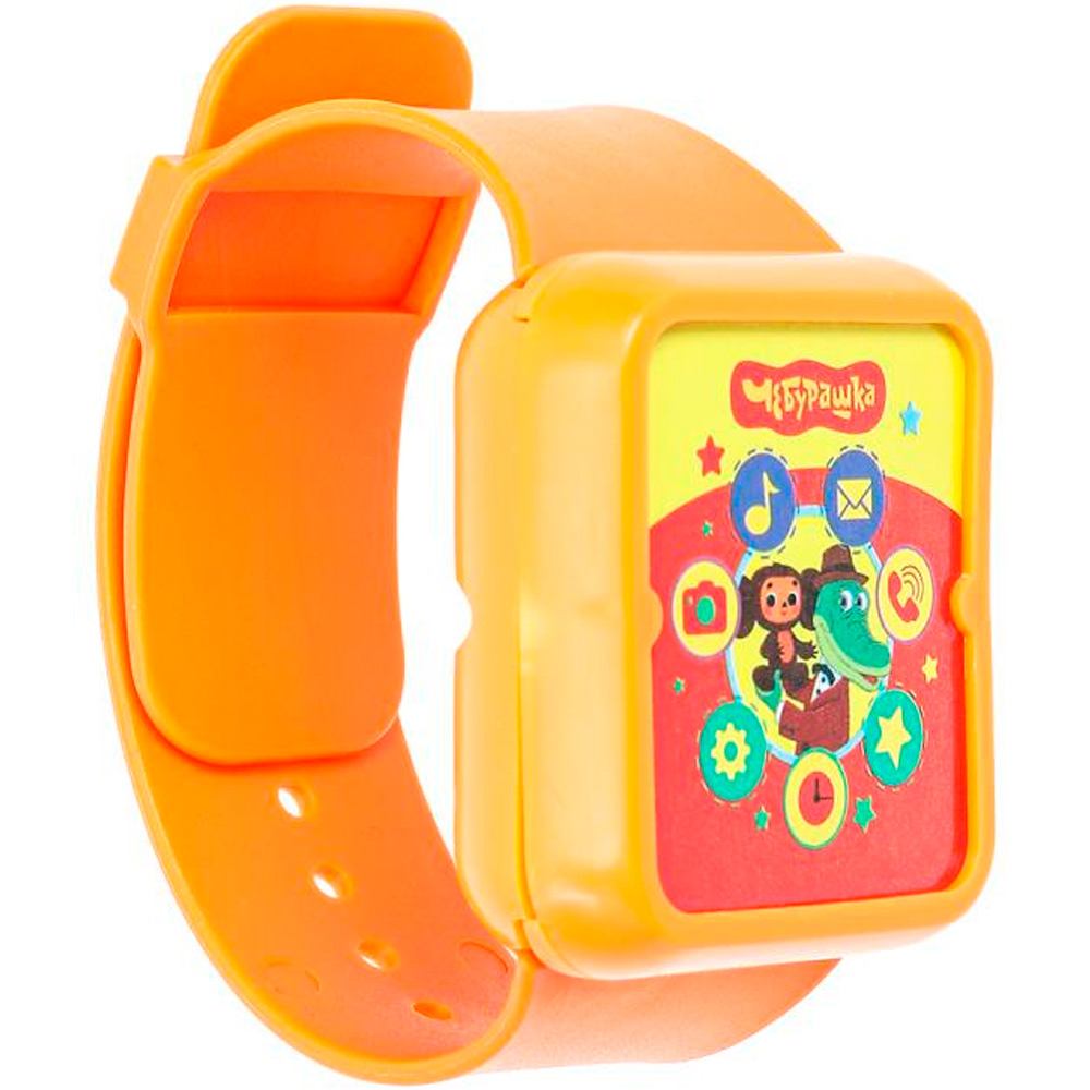 Музыкальные часы 19+ песен, фраз звуков Чебурашка Умка 384658