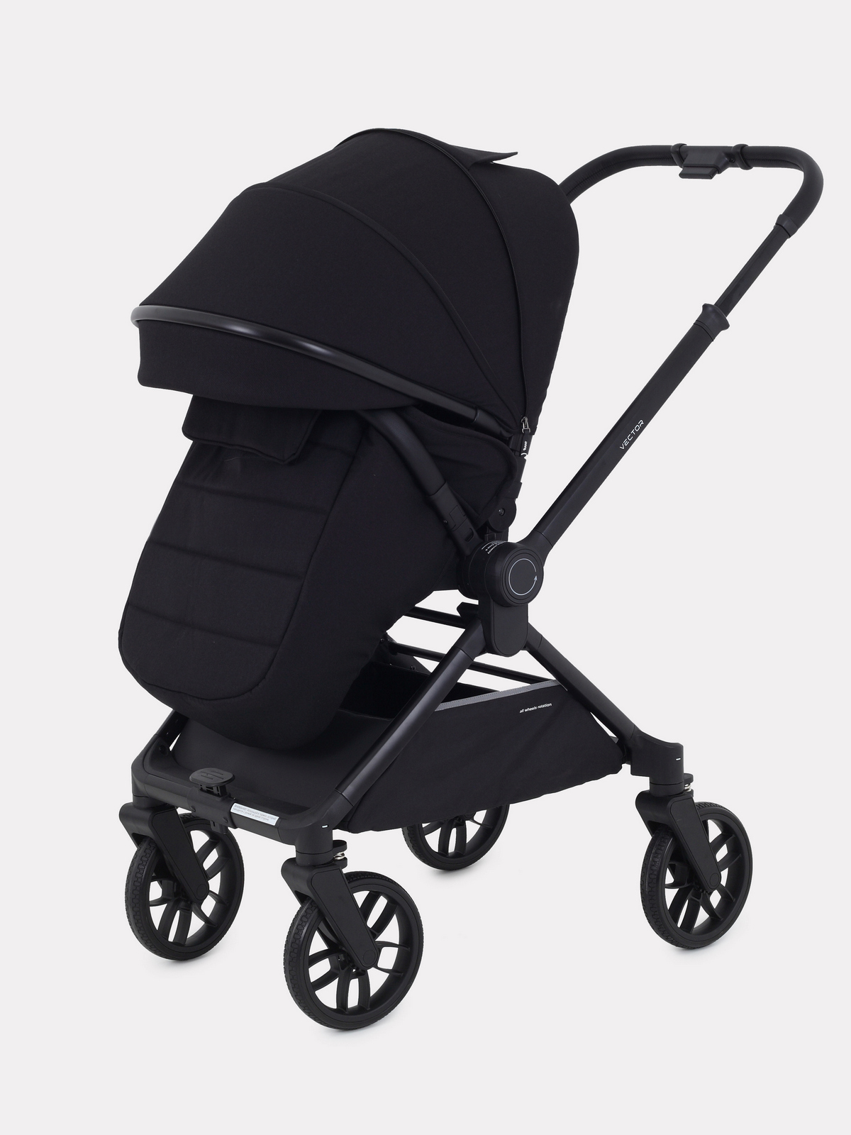 Коляска детская Rant Vector (2в1) Black