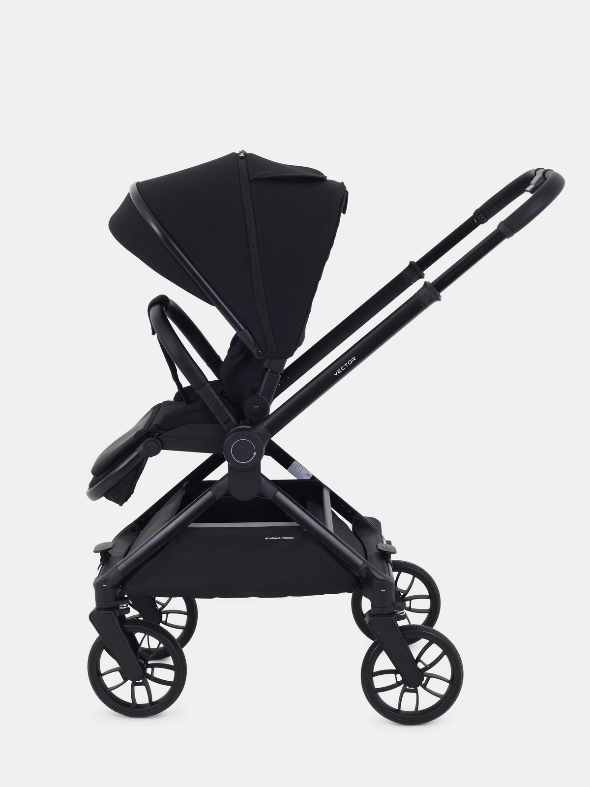 Коляска детская Rant Vector (2в1) Black