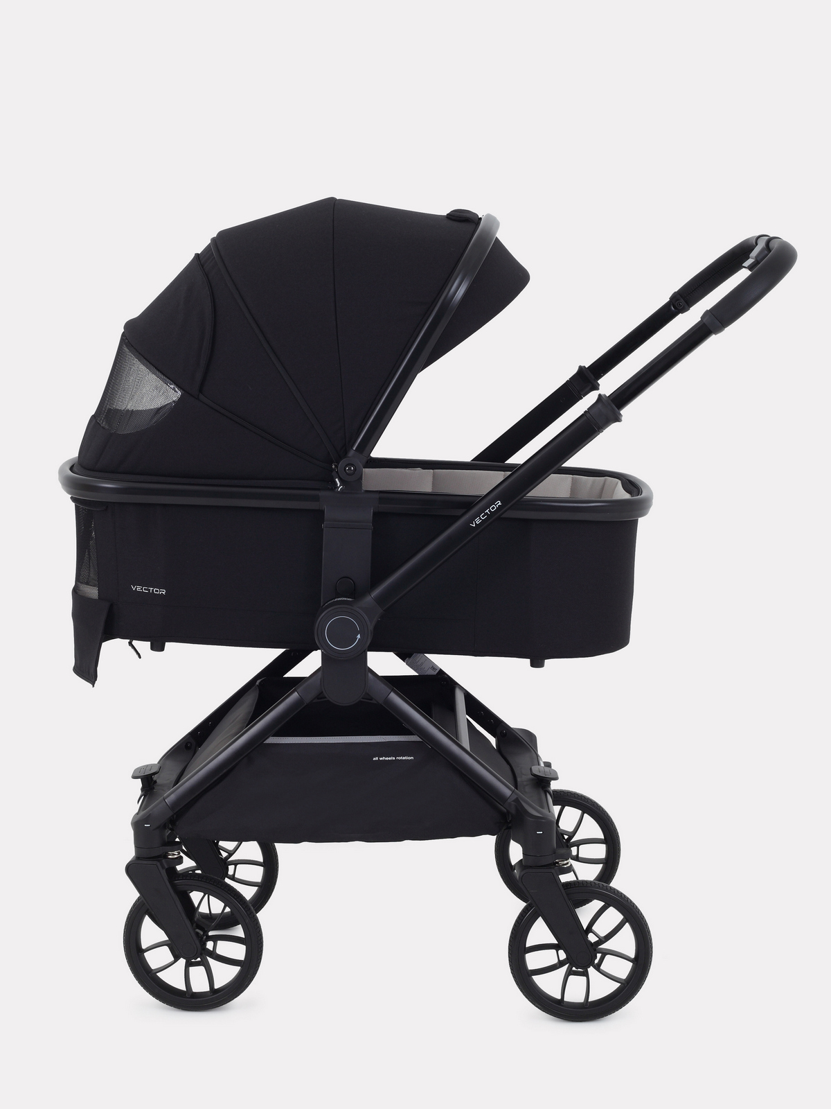 Коляска детская Rant Vector (2в1) Black