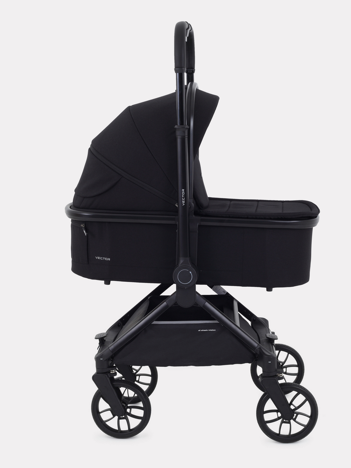 Коляска детская Rant Vector (2в1) Black