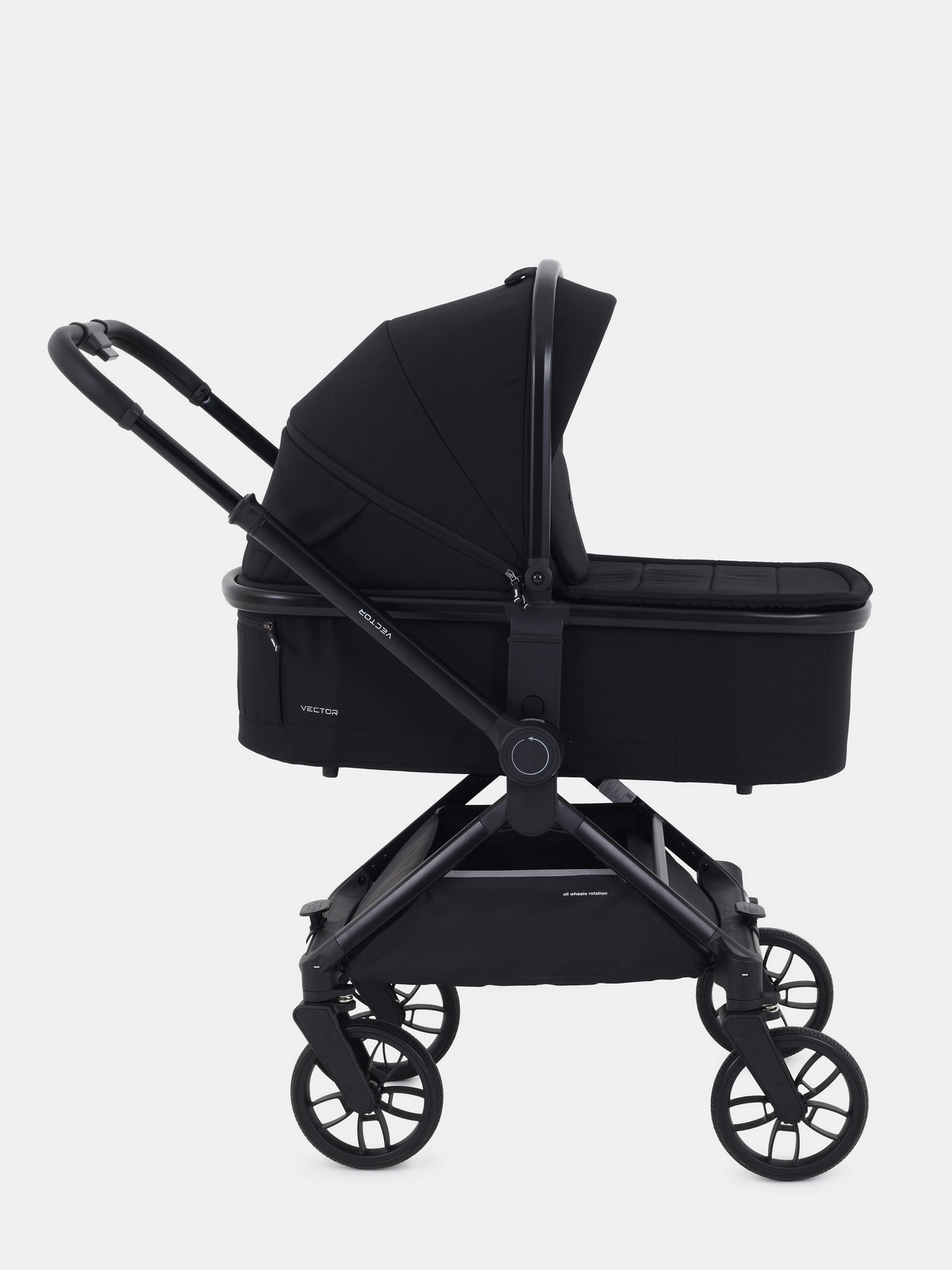 Коляска детская Rant Vector (2в1) Black