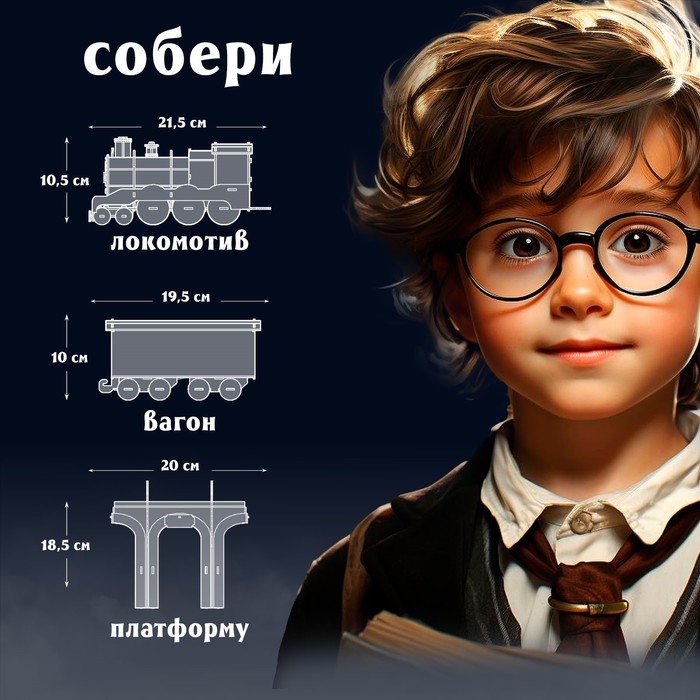 Конструктор 3D Волшебный экспресс