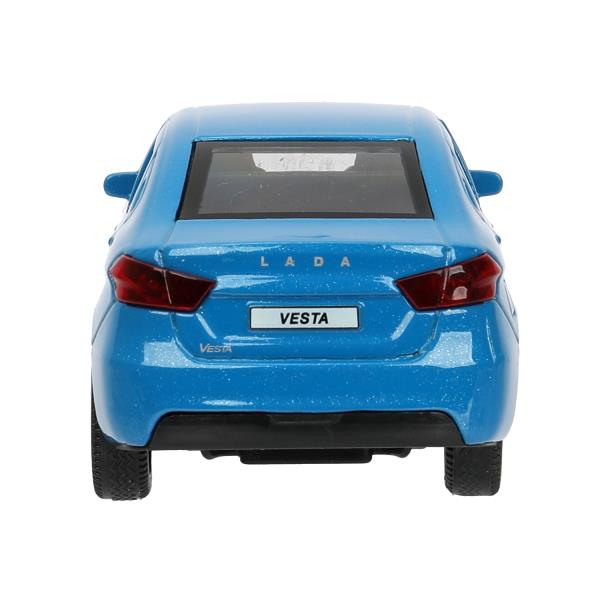 Машина метал. Технопарк Lada Vesta 11,5 см двери, синий 392066