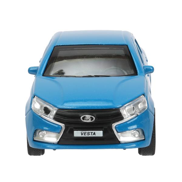 Машина метал. Технопарк Lada Vesta 11,5 см двери, синий 392066